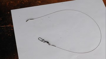 Maak je eigen draadspoor voor het snoekvissen - snel en gemakkelijk