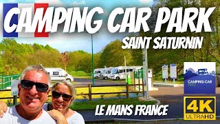 Camping Car Park Saint Saturnin France Le Mans Aire #france #roadtrip #travel screenshot 1