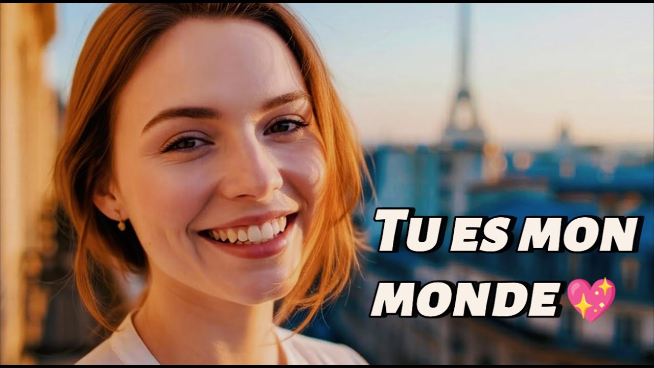 Tu es mon monde 💖 | Chanson d’Amour Heureuse | Pop Romantique Française
