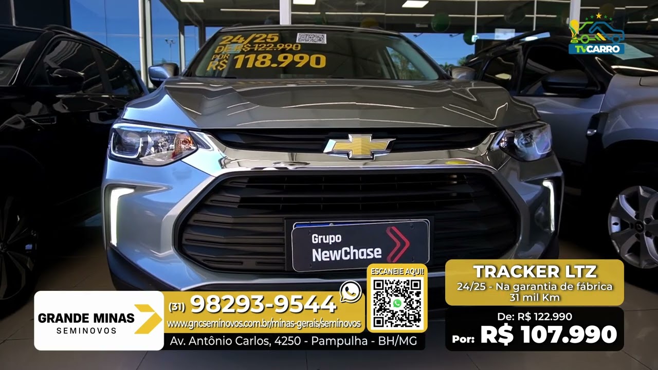 🔥TRACKER LTZ NA GRANDE MINAS SEMINOVOS! 🚗✨