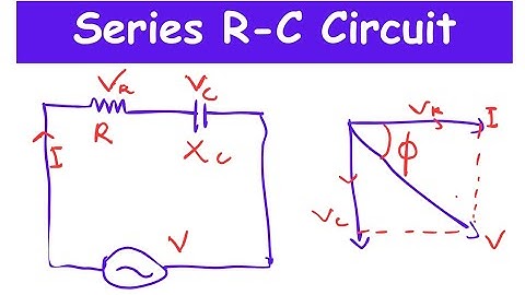 how to find the impedance and phase angle of series R-C circuit