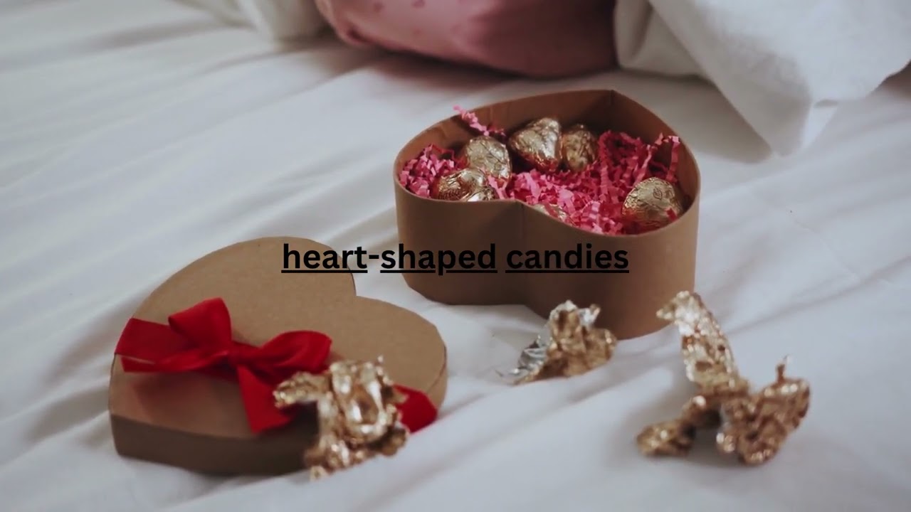 heart shaped candies