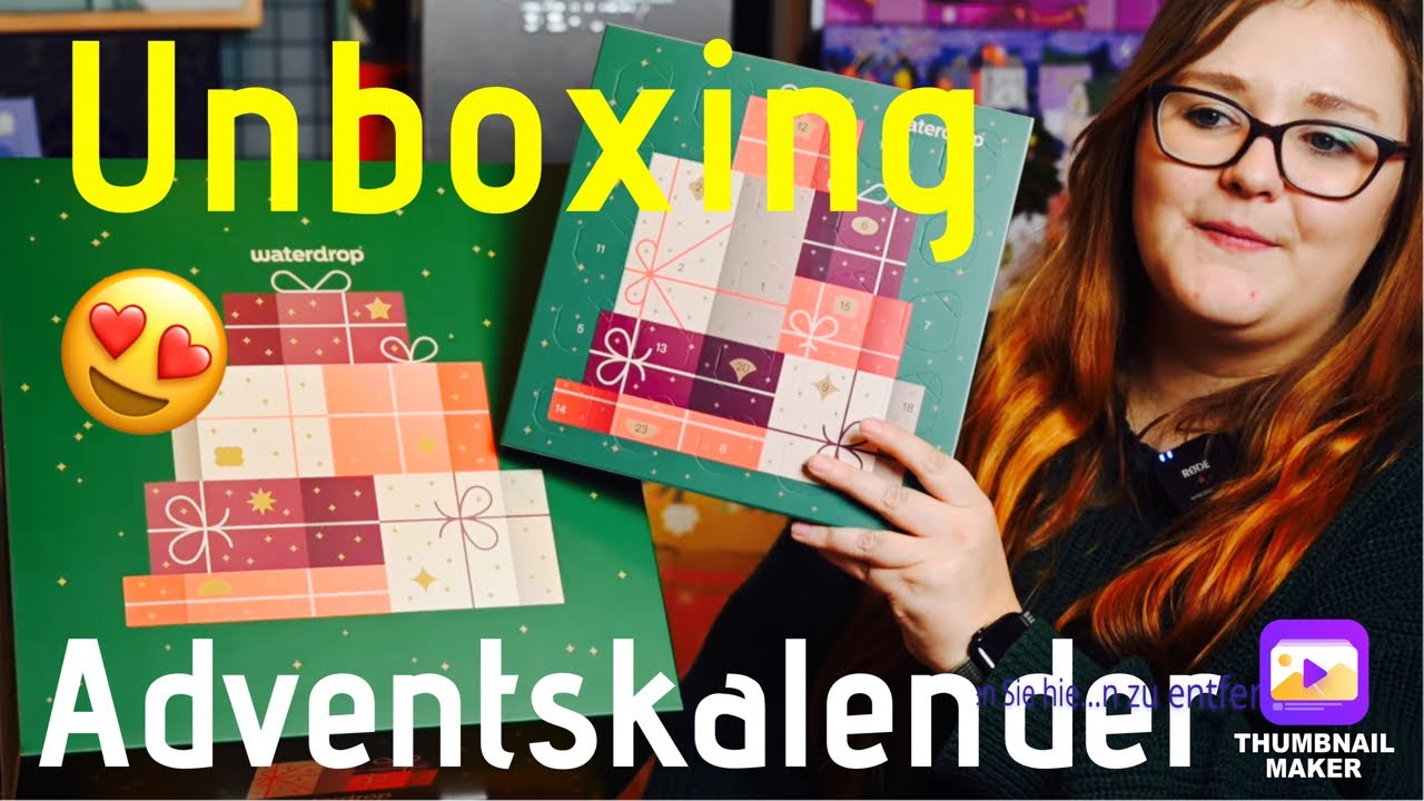 ADVENTSKALENDER UNBOXING | Waterdrop Adventskalender 2025 || Ich liebe ihn!!