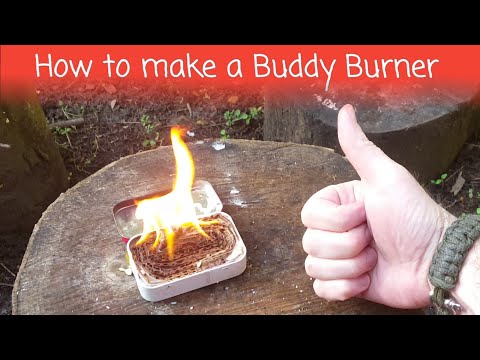 Buddy burner contruction and use 