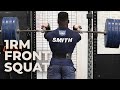 Chandler smith 1rm front squat full workout  2020 crossfit games