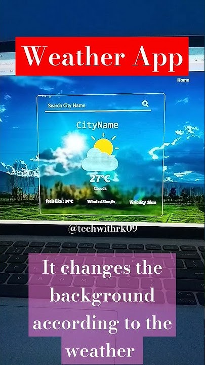 Weather app - html css and javascript | weather app | source Code # ...