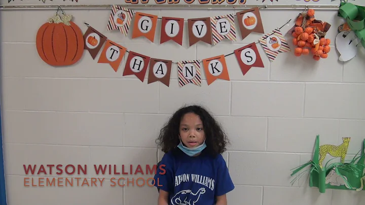 Watson Williams - Thankful Students Video