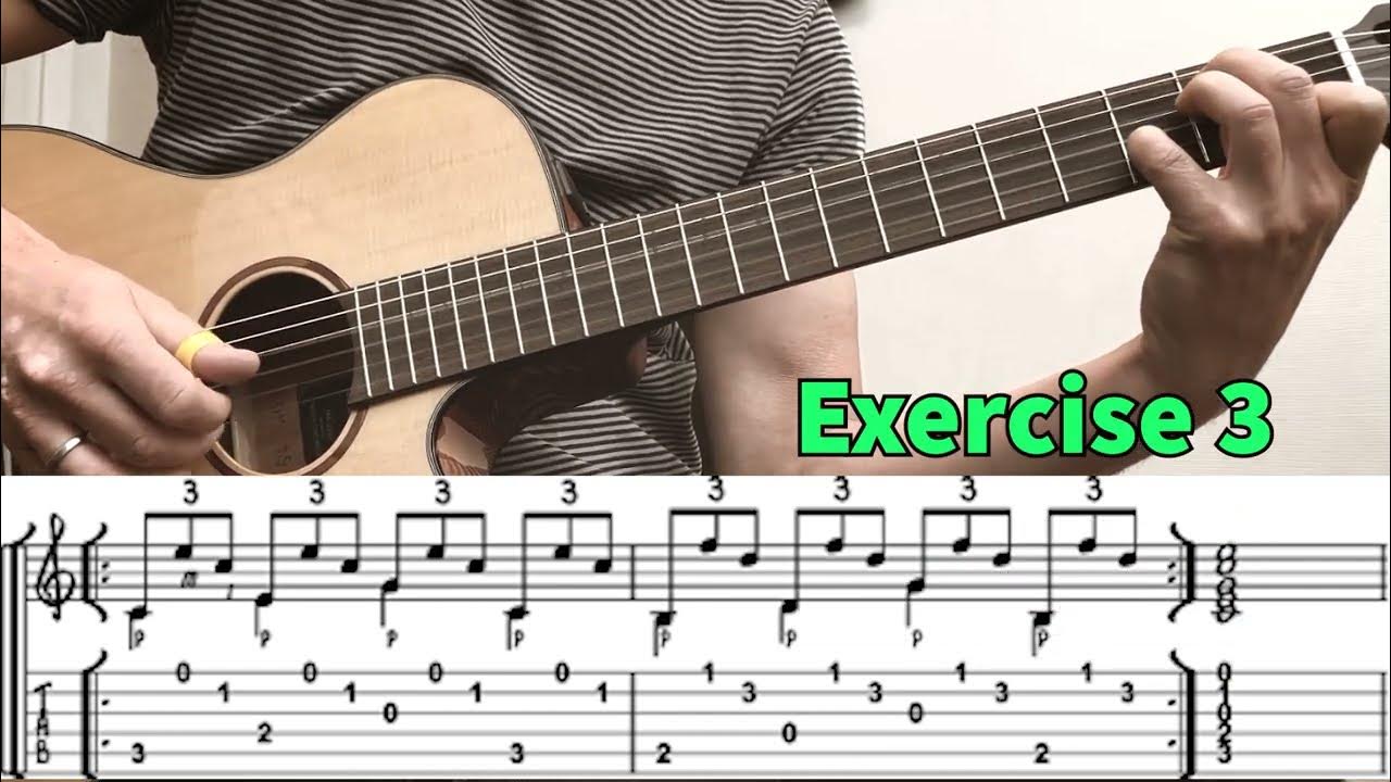 Daily right hand exercises for guitar 3/5 Mauro Giuliani (download
