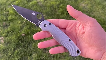 Spyderco PM2 ti scale upgrade unboxing