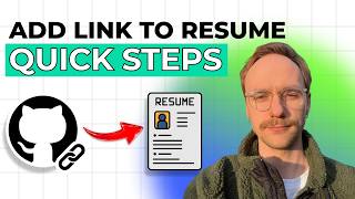 How to Add Github Link in Resume [2026 Full Guide]