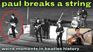 PAUL BREAKS A STRING – Weird Moments in Beatles History #3