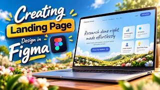 Creating a Modern Landing Page in Figma | UI/UX Design Tutorial 🚀
