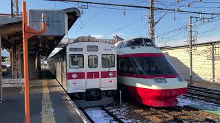 【4K】後追い撮影 長野電鉄 元東急8500系3両編成 長野行き 須坂駅発車