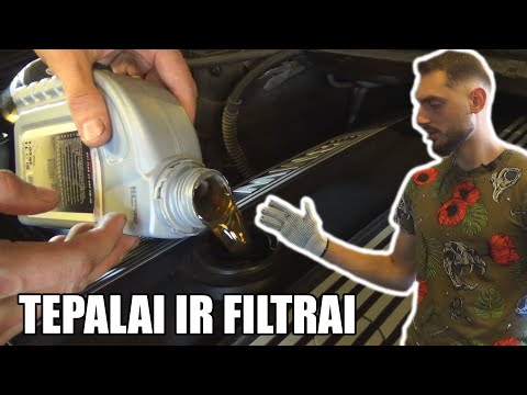 Keičiam tepalus ir filtrus | BMW E46