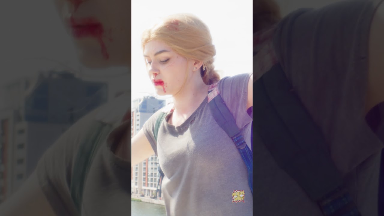 Abby on the Sky Bridge | The Last Of Us Cosplay #shorts #tlou #cosplay
