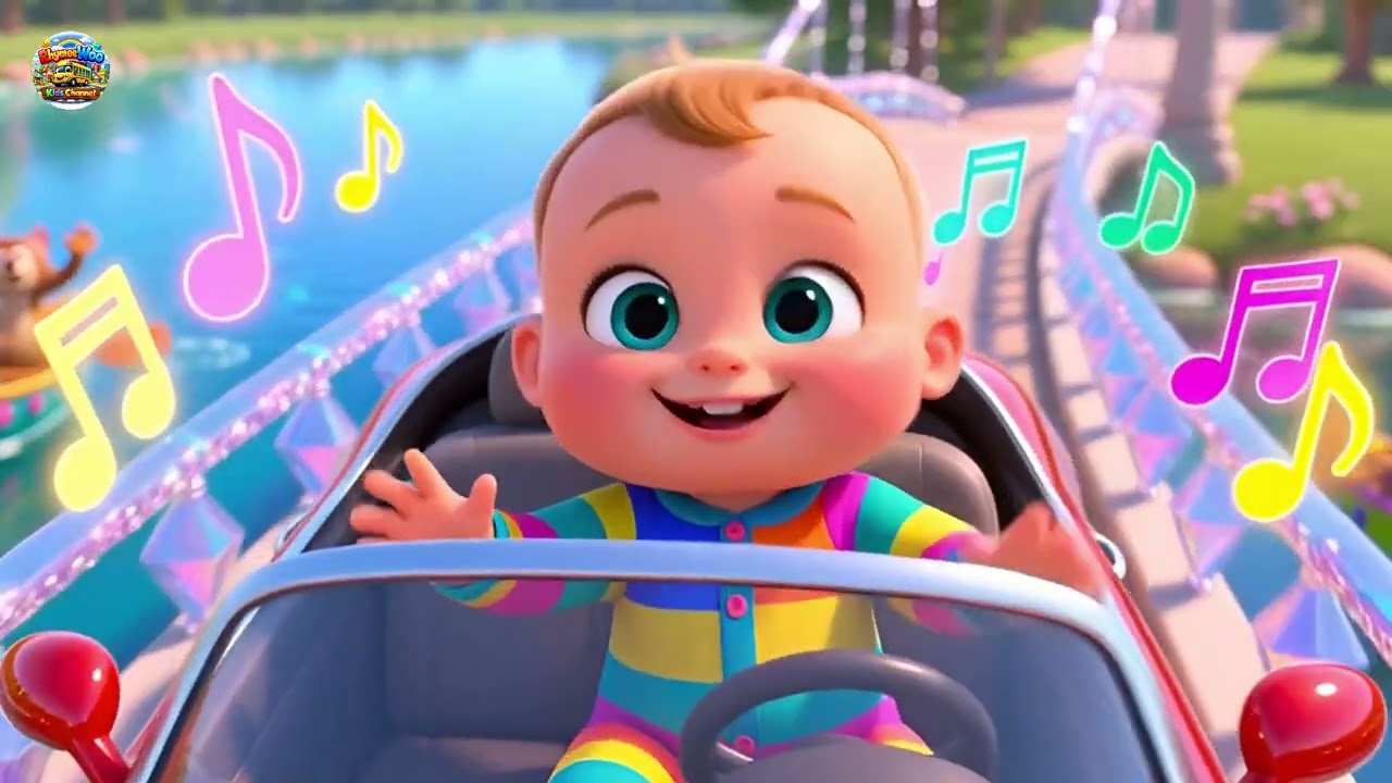 Double Sound Wheels Turn 🚗🎶 Fun Vehicle Song for Kids | UK Nursery Rhymes