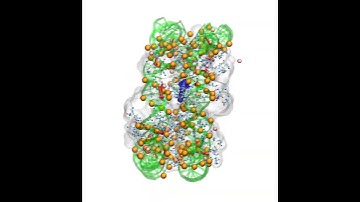 Visualization of nucleosome from PDB 3lel in VMD