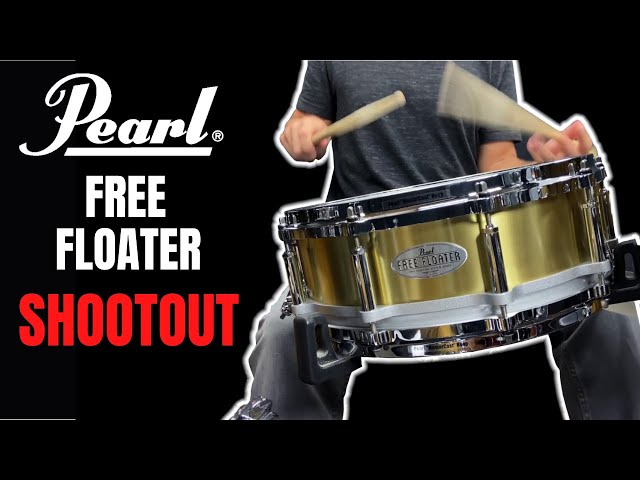 ENTIRE PEARL FREE-FLOATING SNARE DRUM RANGE DEMO 
