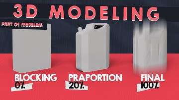 3D Jerry can Modelling in Maya 2022
