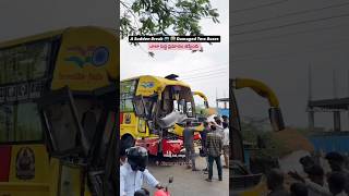 📍kurmanapalem bus accident19 june Don't risk life #be #moment #thinksafe #stayaware