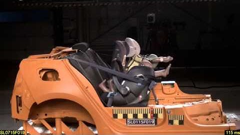 Cybex Aton 4 | краш-тест ADAC-2015 | фронтальный | Q1(1/2)