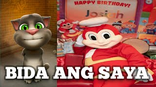 Video thumbnail of "BIDA ANG SAYA - JOLLIBEE SINGING TALKING TOM"