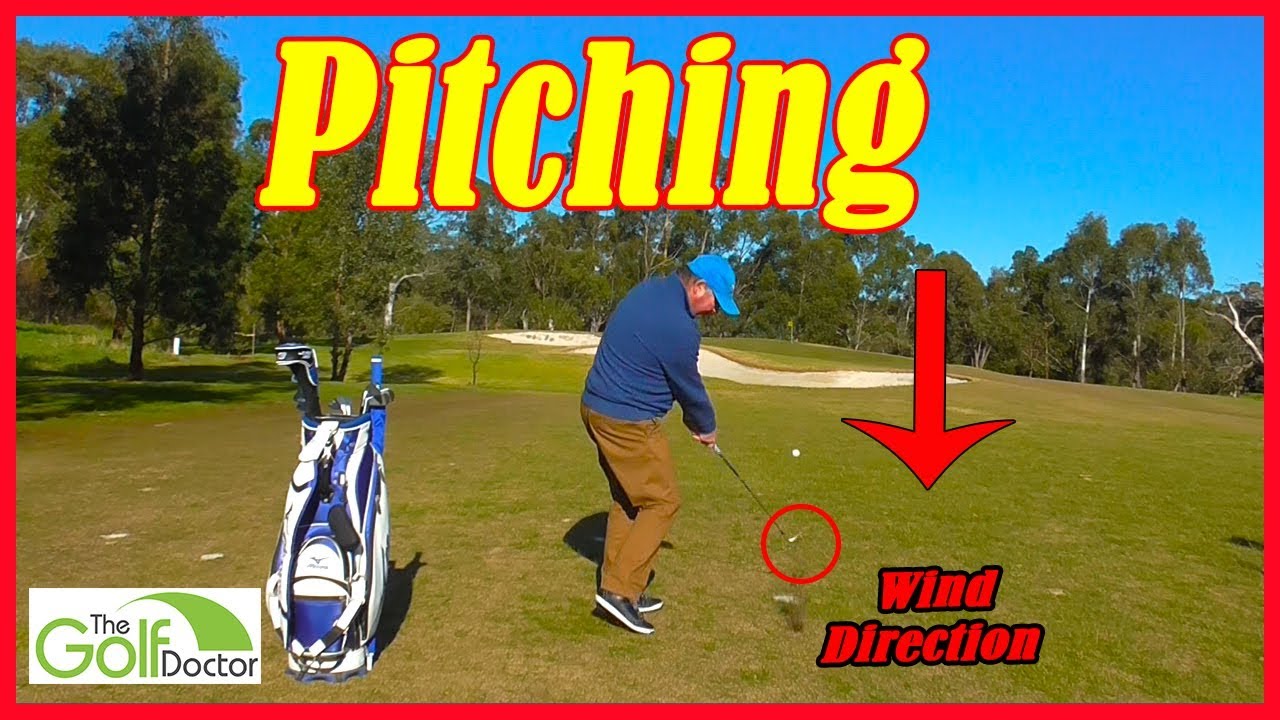How To Hit A Pitch Shot Into The Wind - YouTube