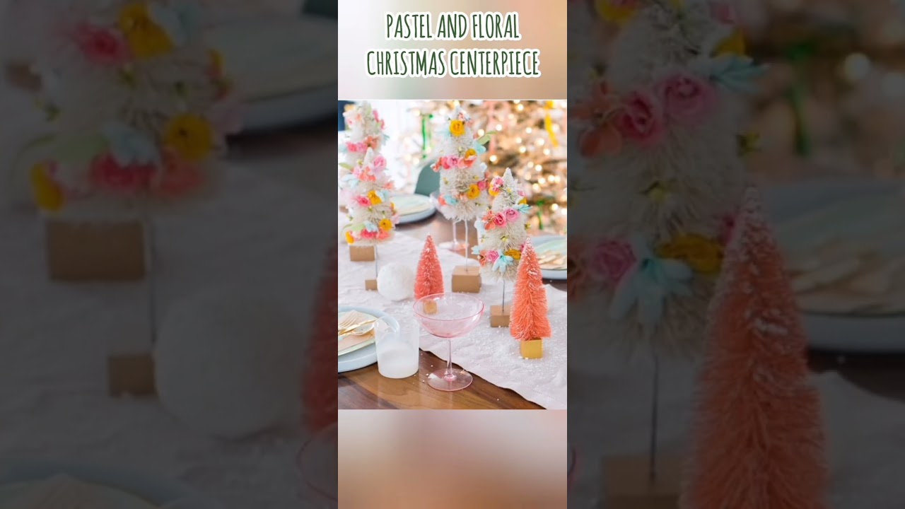 25 Ideas For Christmas Table Decoration 