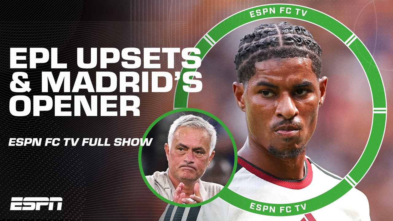 UPSETS in Premier League openers 👀 + Jose Mourinho & Real Madrid win LALIGA opener | ESPN FC