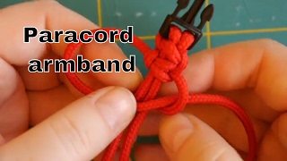 Paracord armband - YouTube