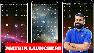 Matrix launcher - is a nano launcher that increase lightweight screenshot 2