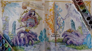 Crazed Fan Illustrates Entire Elden Ring Play through in 600 Page Sketchbook Part 2 Liurnia