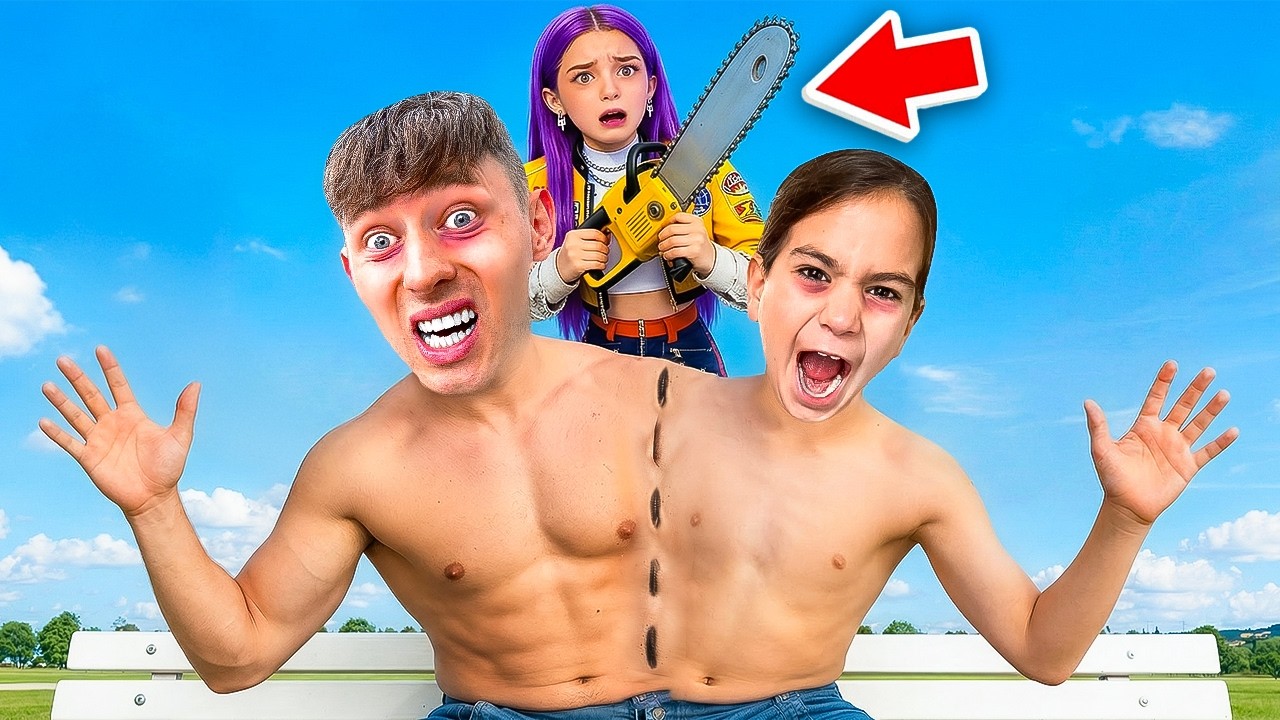 Wir sind ZUSAMMENGEWACHSEN für  24 STUNDEN!😱(eskaliert)