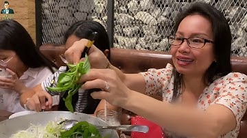 Đại gia đình MINH VY - CẨM LY đến nhà hàng Chả cá Đế Vương của MC NGUYÊN KHANG