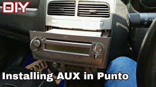 Installing AUX Port in Fiat Grande Punto DIY