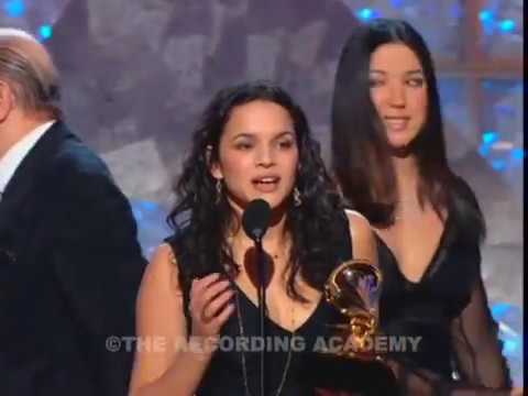 Norah Jones accepting the GRAMMY for Album Of The Year at the 45th GRAMMY Awards | GRAMMYs