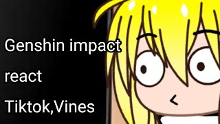 Genshin impact react to tiktok and vines part 2 (READ DESCRIPTION)
