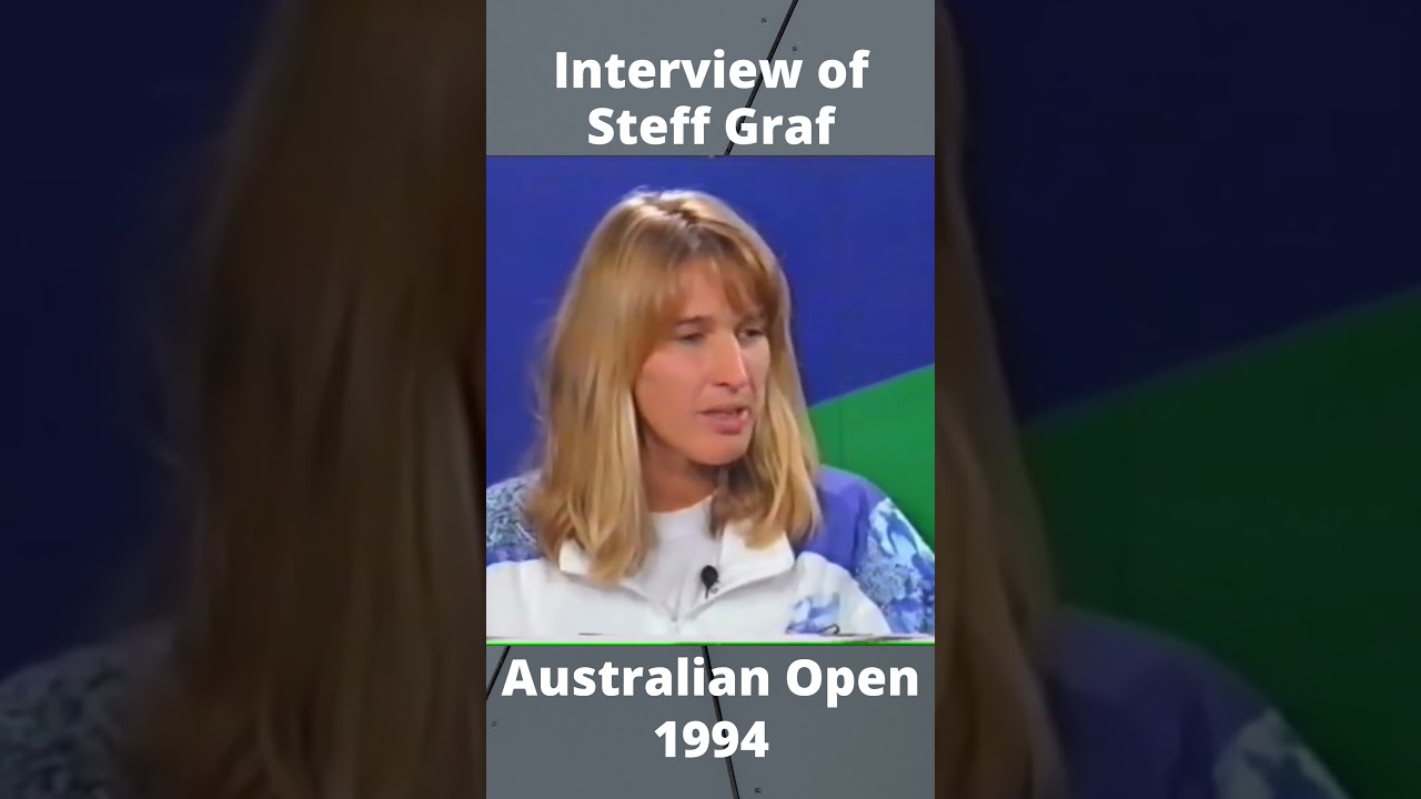 Interview of Steff Graf Australian Open 1994 # SHORTS