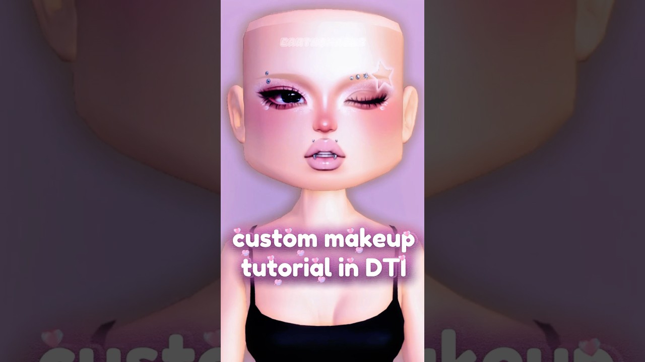 *EASY* Custom Makeup Tutorial in Dress To Impress || #dti #roblox #dresstoimpress #dtiroblox