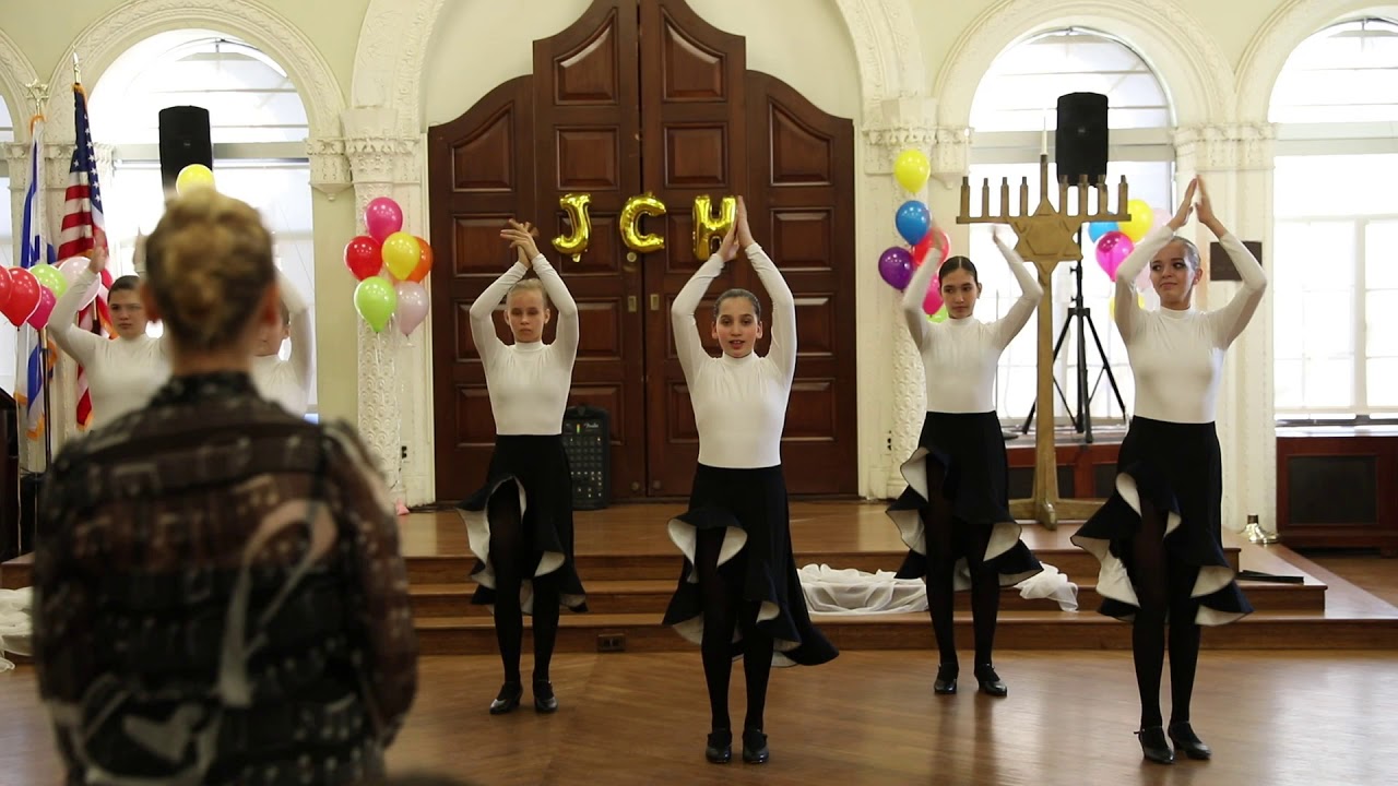 Maria's first dance performance at JCH (Chanukah 2019)