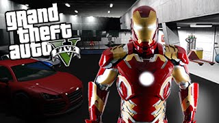 GTA 5 Mods - IRON MAN MOD w/ TONY STARK'S MANSION! (GTA 5 Mods Gameplay)