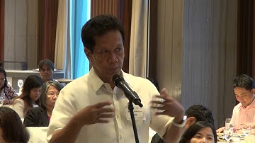 Open Forum: Question of Mr. Julian, Department of Budget and Management (DBM)