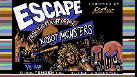 Escape From the Planet of the Robot Monsters C64 Tape Loader