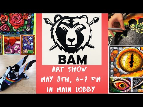 Brambleton Middle School Art Show, May 8, 2019 Instructional Video