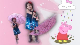 Brincando Na Chuva De Peppa Pig.brinque