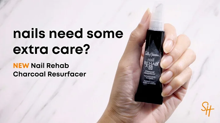 NEW Nail Rehab Charcoal Resurfacer | Sally Hansen