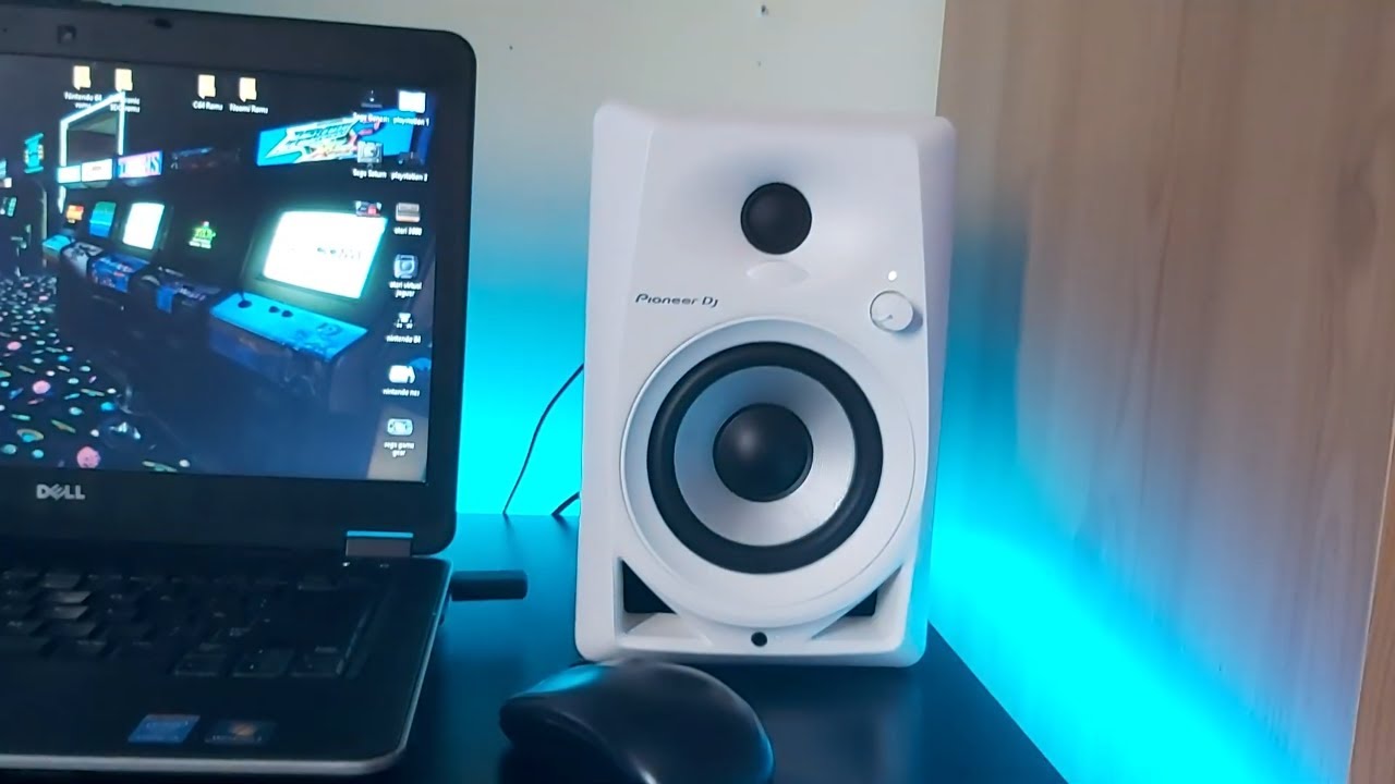 Pioneer DM-40-W スピーカー ヘッドホン付き オーディオテクニカ