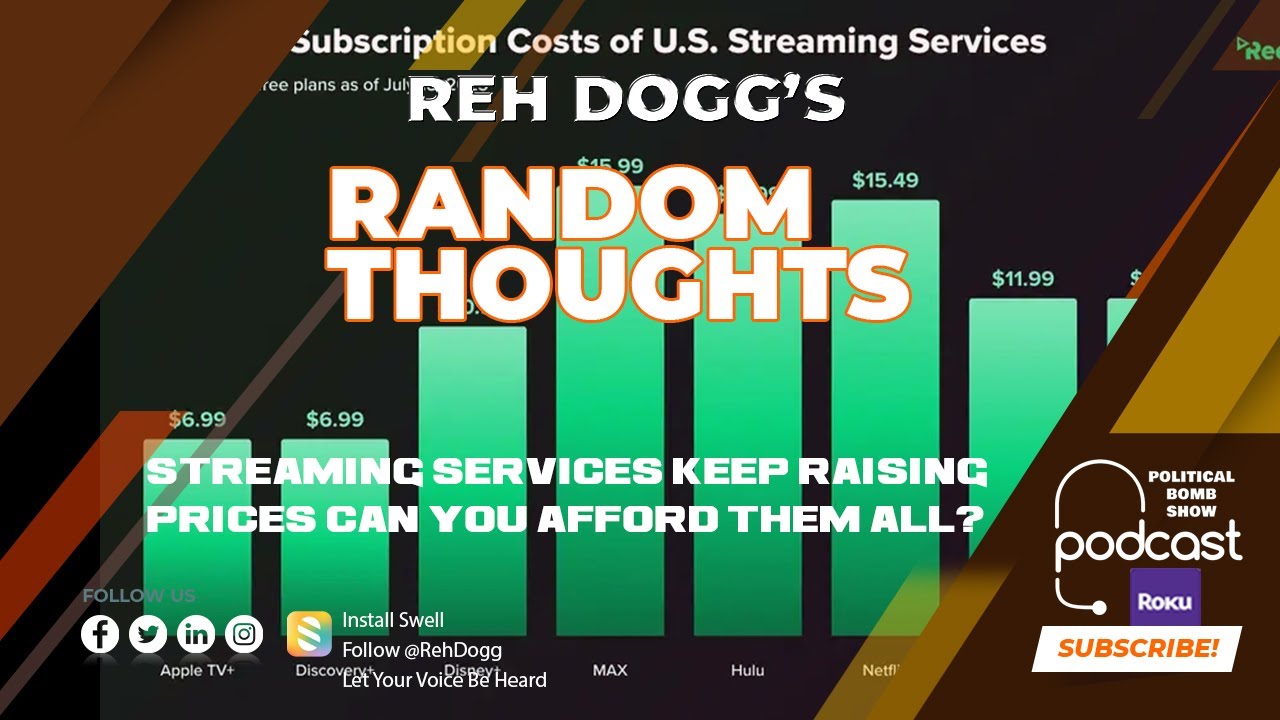 Streaming services keep raising prices, can you afford them all?