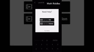 Math Riddles Level 56