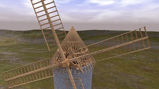 Animation d'un moulin à vent 3D screenshot 1